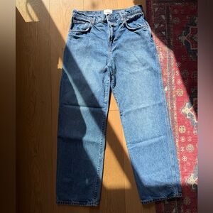 Reformation ‘Val 90s Mid Rise Straight Jeans’